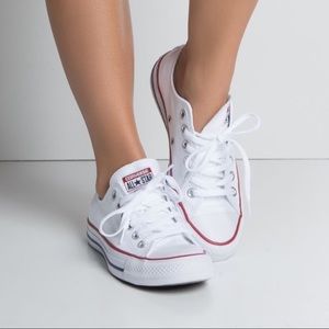 White converse all star sneakers